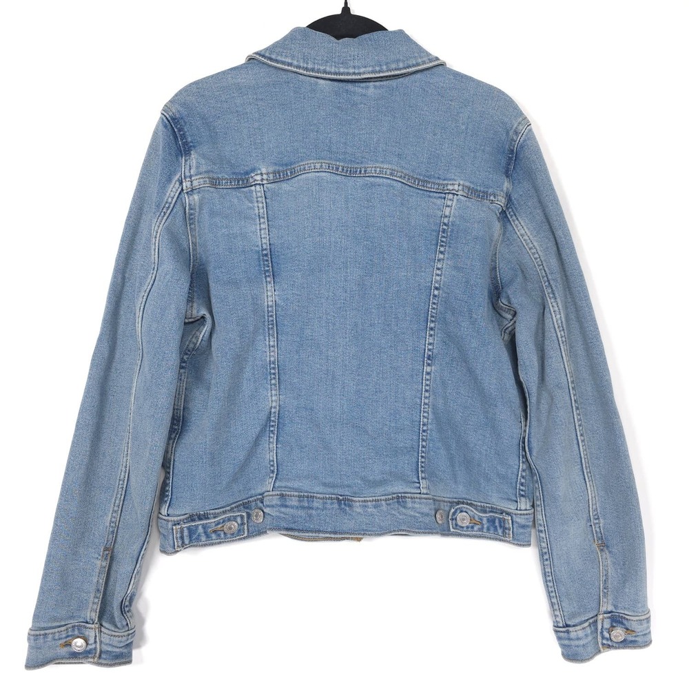 LEVI'S STRAUSS Women's MEDIUM Denim Jacket Light Wash Classic Trucker 29945-0012 - Picture 7 of 13
